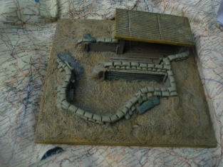 EM.6508  COMMAND BUNKER with ROOF diorama 1940 - 1945